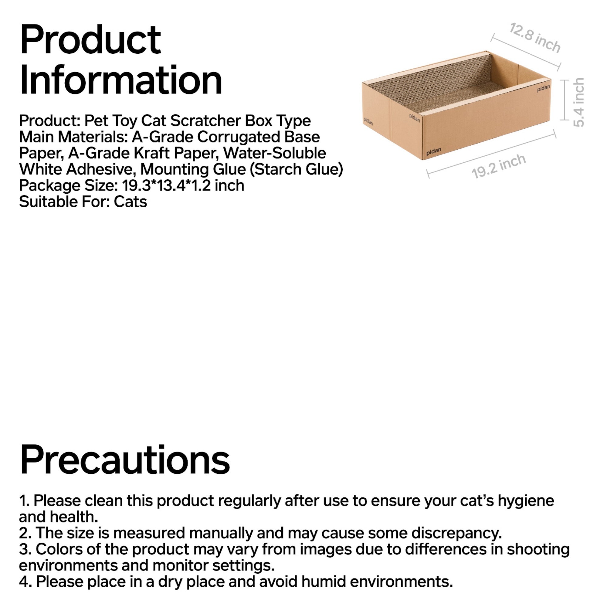 Box Cat Scratcher and Lounge