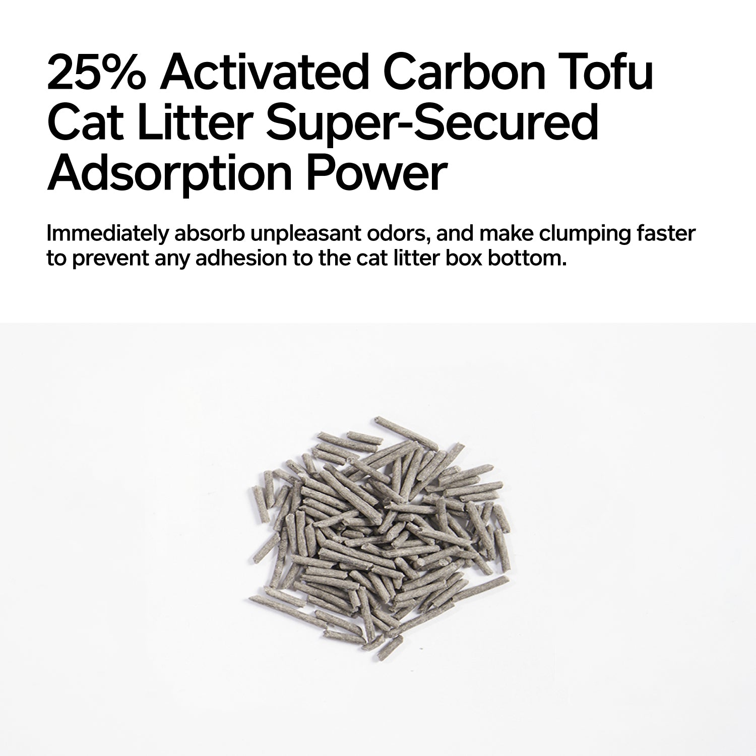 3-in-1 Blend Cat Litter (Tofu, Spherical Bentonite Clay,  Activated Carbon Infused Tofu)