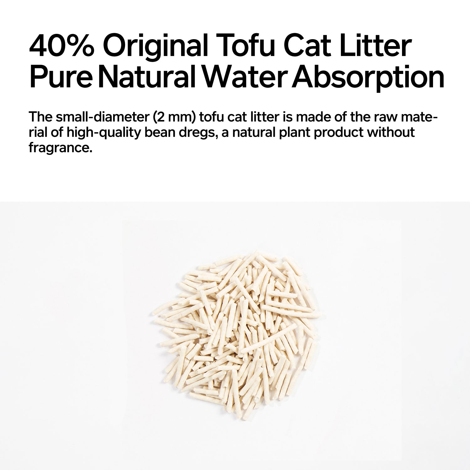 3-in-1 Blend Cat Litter (Tofu, Spherical Bentonite Clay,  Activated Carbon Infused Tofu)