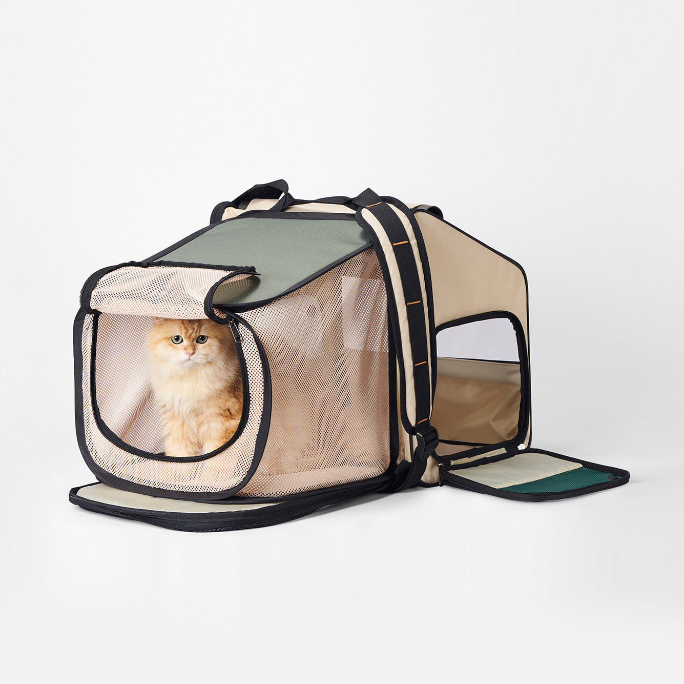 best cat backpack for travel Expandable Travel Habitat Carrier