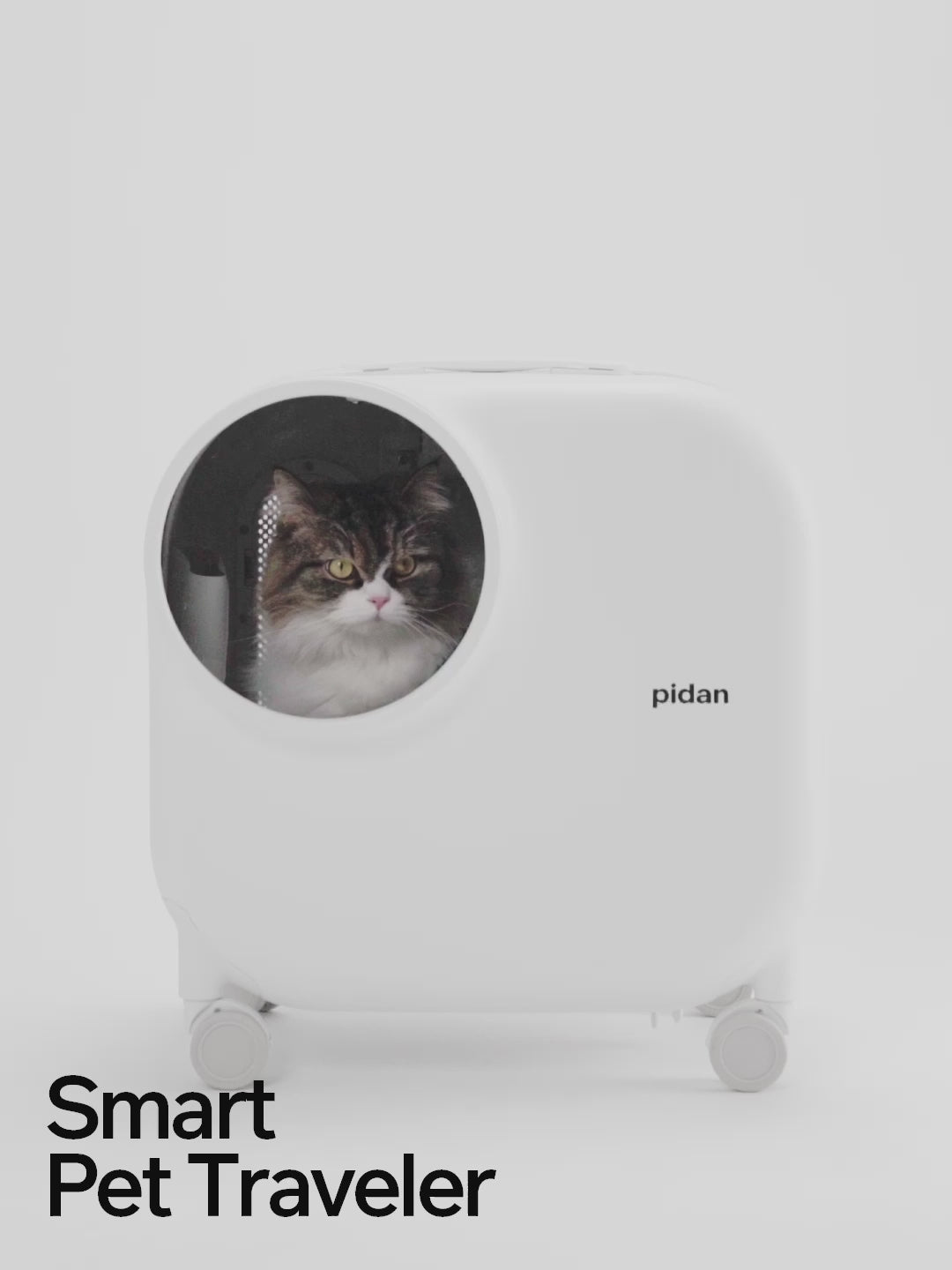 Smart Pet Traveler with LED Lights and Ventilation System – pidan